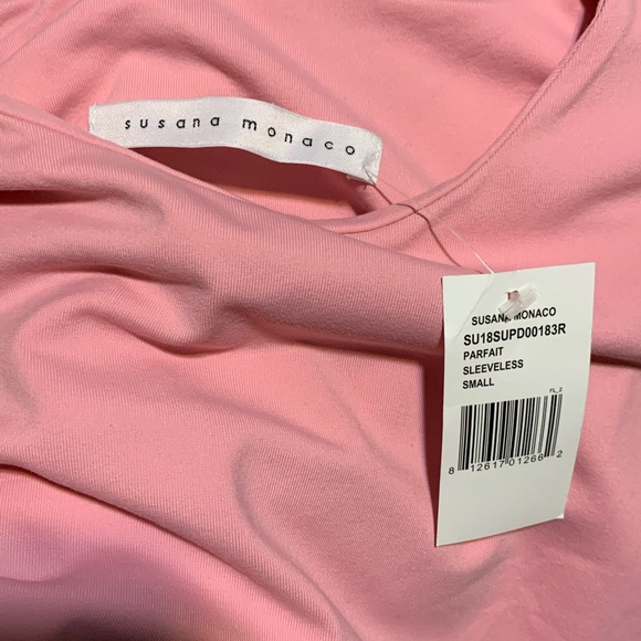 Susana Monaco Dress Parfait Sleeveless Ruffle - Picture 4 of 6